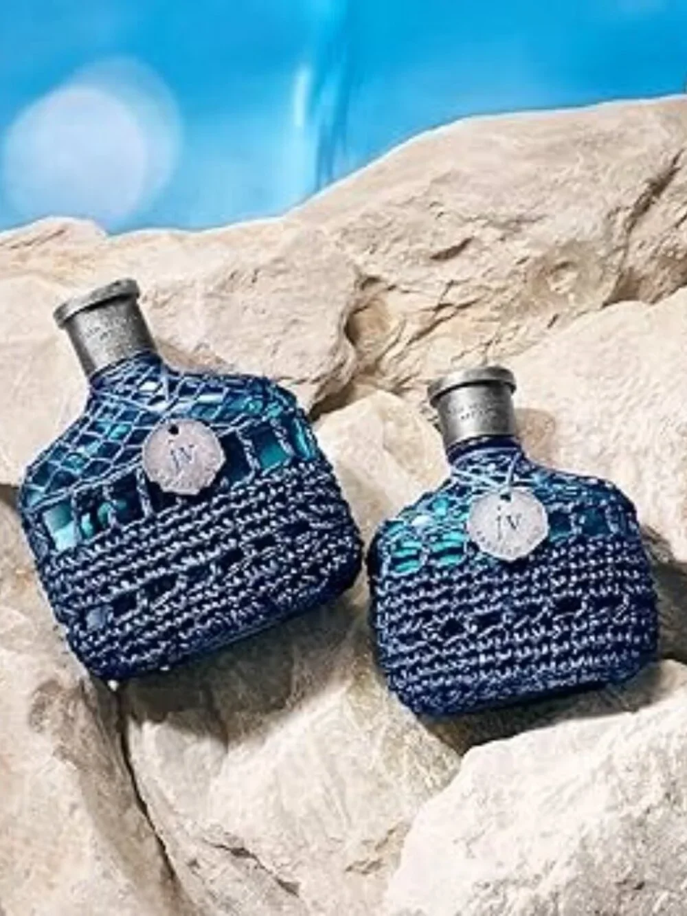 John Varvatos Artisan Blue EDT,Citrus Spicy Woody Mandarin-Travel 15ml,0.5oz-NEW